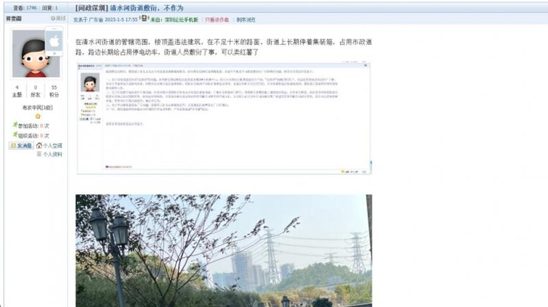 《问政深圳》简报第119期：城中村老鼠泛滥获回应