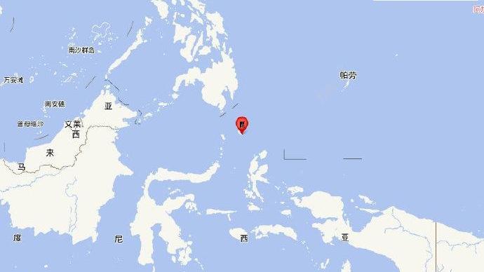 印尼塔劳群岛发生5.8级地震 震源深度20千米