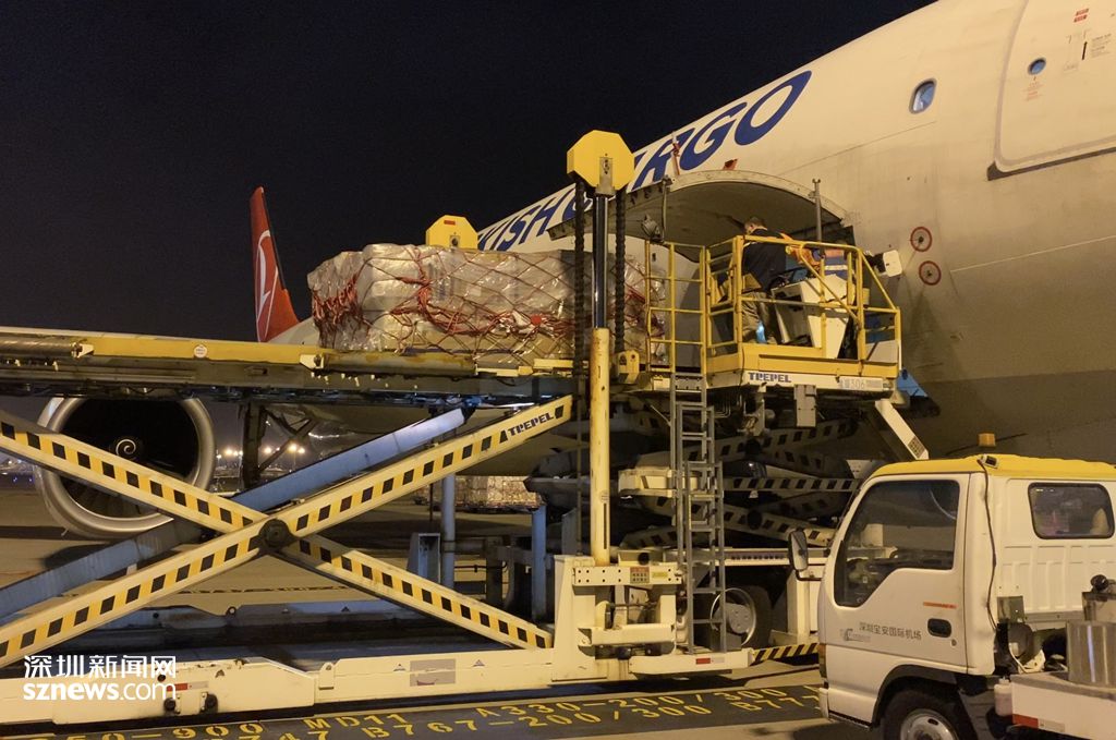 万件防寒冲锋衣紧急起运！深圳机场保障的首批救援物资发往土耳其