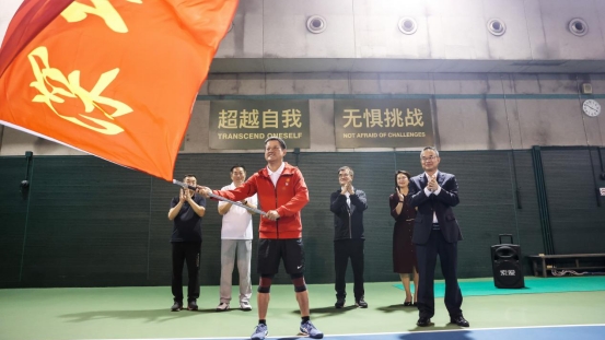 深圳隊出戰第四屆全國老年人體育健身大會 網球隊首發