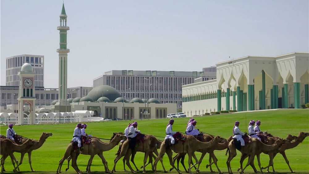 奇观天下 | 骑着骆驼巡逻——来体验下卡塔尔骑兵的风情