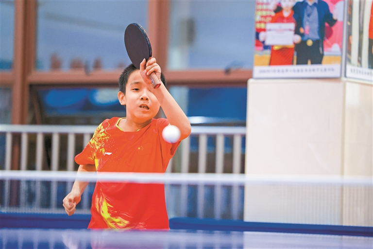 深圳少年连续两年入选国家乒乓球少儿集训队 从深圳出发迈向国际舞台