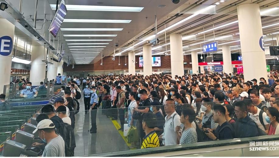 福田口岸连续3个周六刷新单日多项出入境客流量最高纪录