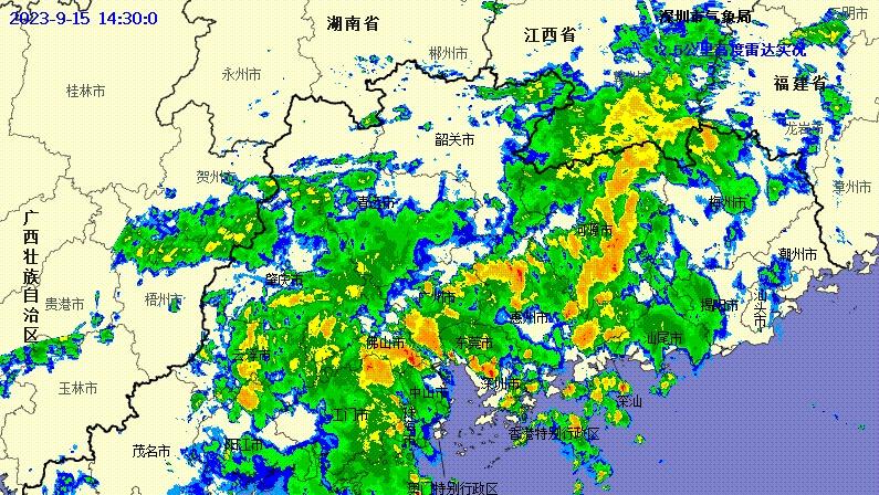 深圳分区暴雨橙色预警生效中，这个周末天气又将如何？