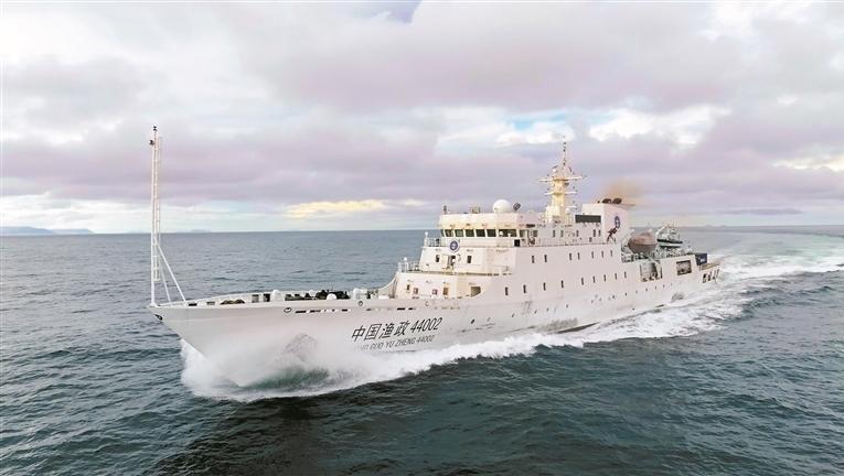 深圳3000吨级海洋维权执法船试航成功
