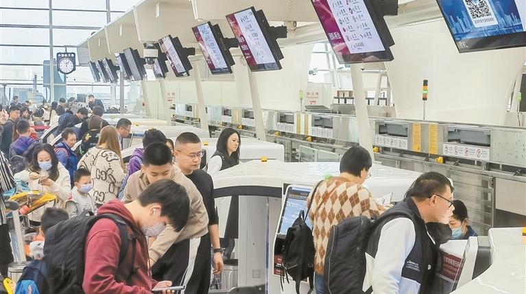 春运首周深圳机场共运送旅客超过123万人次