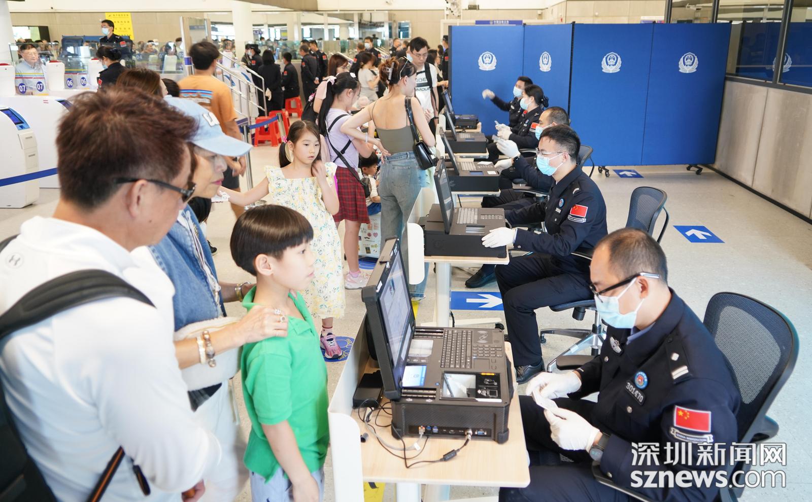 今年一季度皇岗边检站查验出入境人员1671万余人次