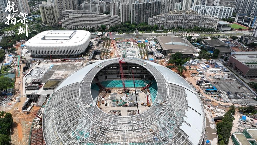 航拍深圳 | 深圳市体育中心改造提升项目进入最后冲刺