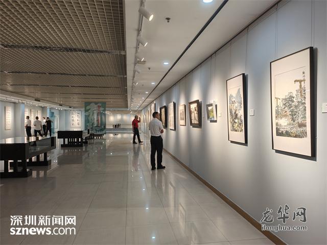 龙华区“聚力‘百千万’ 翰墨展风采”书画展开幕,百幅书画作品惊艳亮相_深圳新闻网