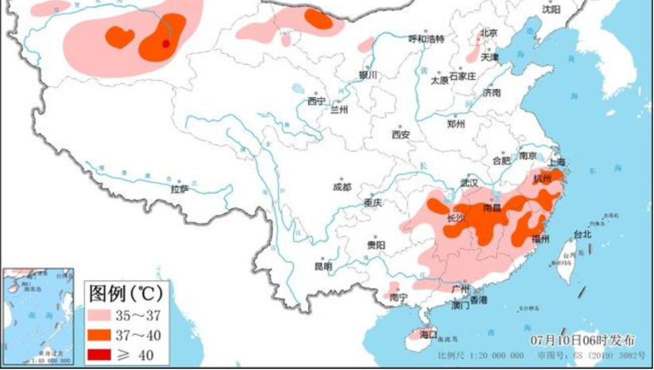 中央气象台发布高温、暴雨黄色预警 广东持续炎热