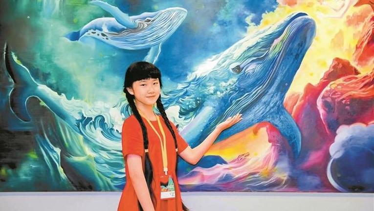 深圳小孩姐奪得“2024福布斯中國青少年藝術家100”大賽金獎