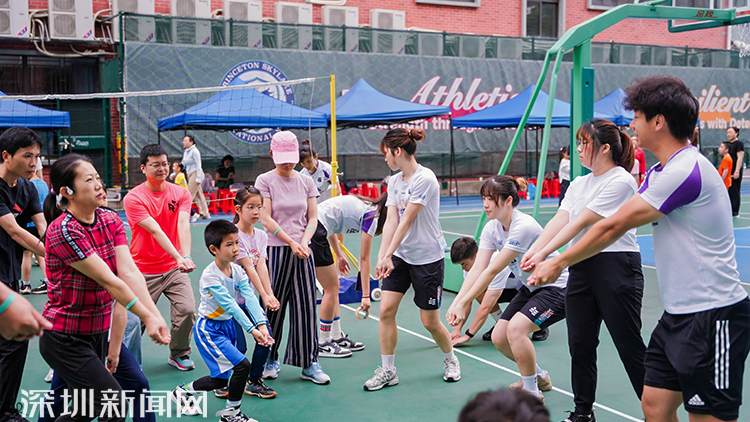 梅林街道举办青少年轻排球促进交流活动