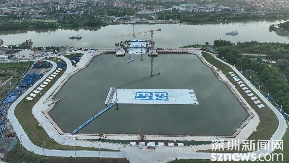 再迎新进展！顺德伦桂路潭洲水道E3管节完成安装