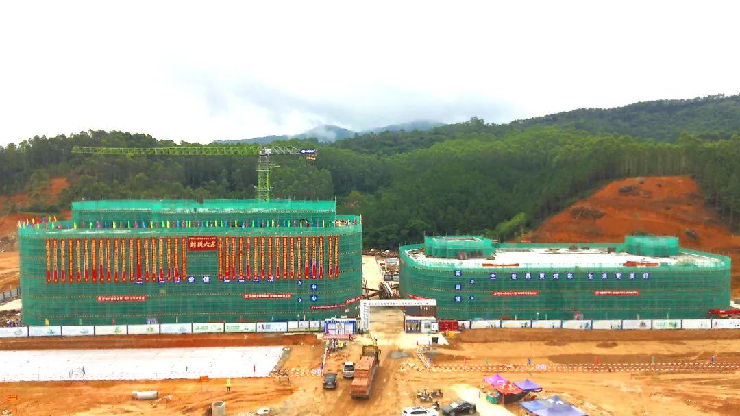 深汕高端电子化学品产业园指挥调度中心项目主体结构封顶