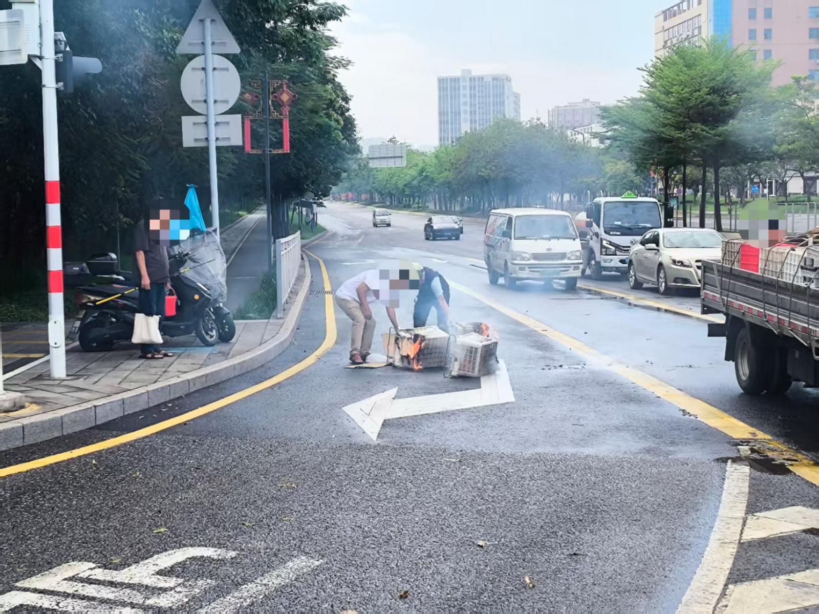 突发火情不慌乱！公明网格筑牢社区“防火墙”