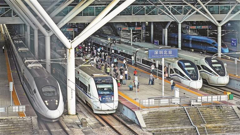 铁路7月1日起调图 高峰期开行深圳北至深圳北环线