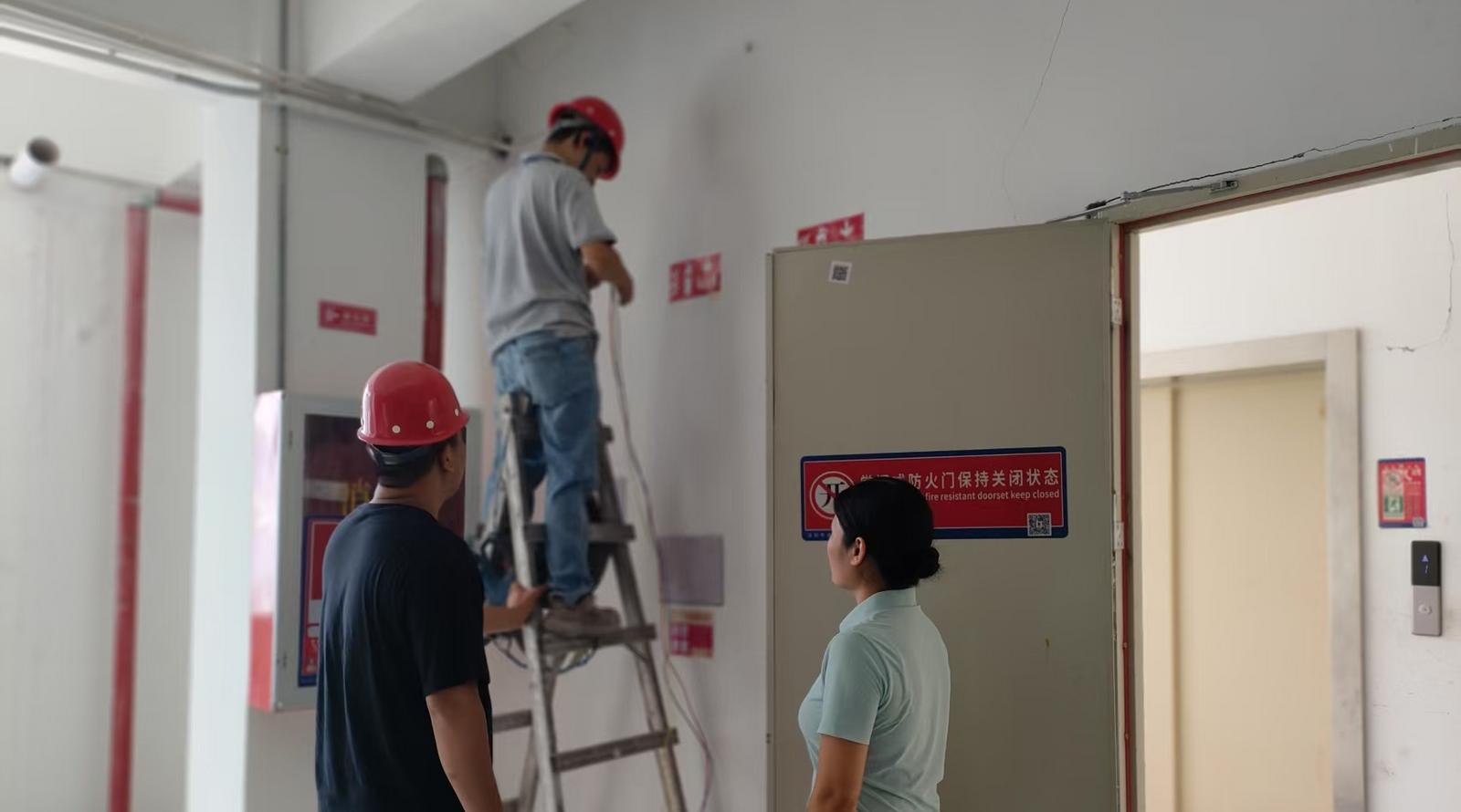 公明街道“红色小分格”出击！为中考学子打造安心应考环境