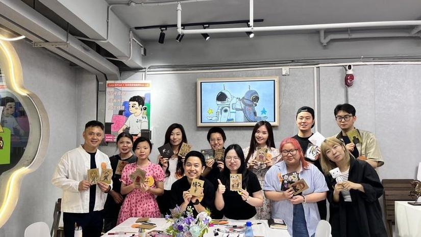 南园街道滨江社区创业青年公益行动：艺术赋能玉田，爱心回馈邻里