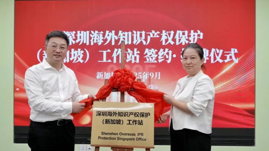 深圳海外知识产权保护（新加坡）工作站揭牌成立