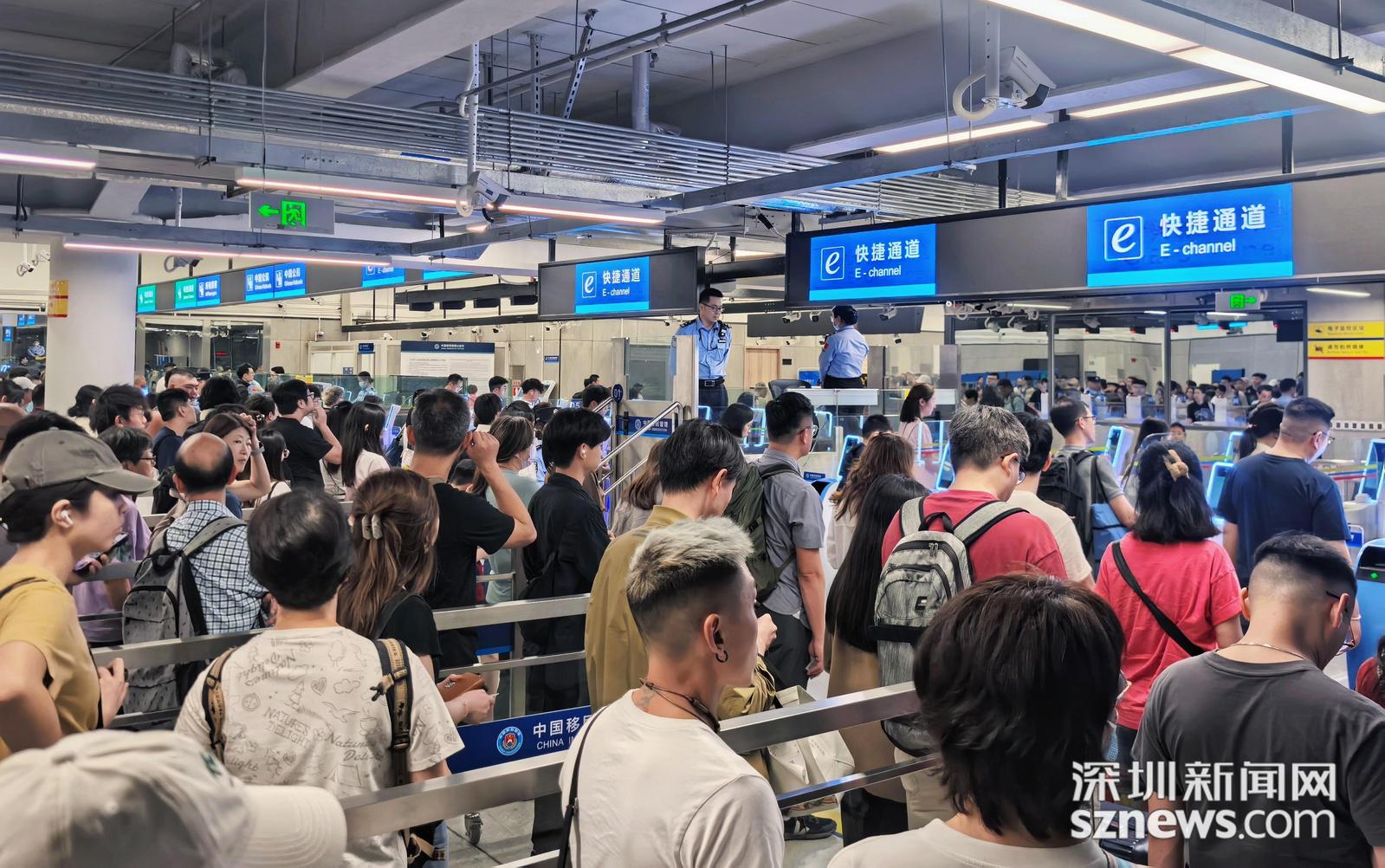 皇岗边检站多措并举确保国庆中秋假期口岸安全顺畅通关工作