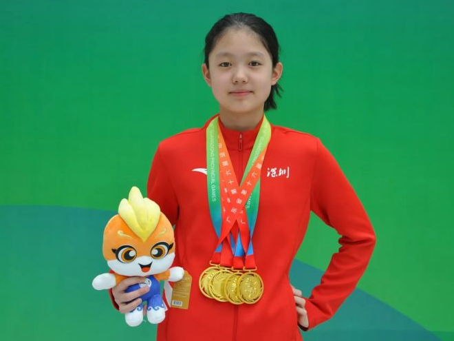 喜讯！深圳南山游泳小将李思瑶将代表中国队出征巴林亚青会