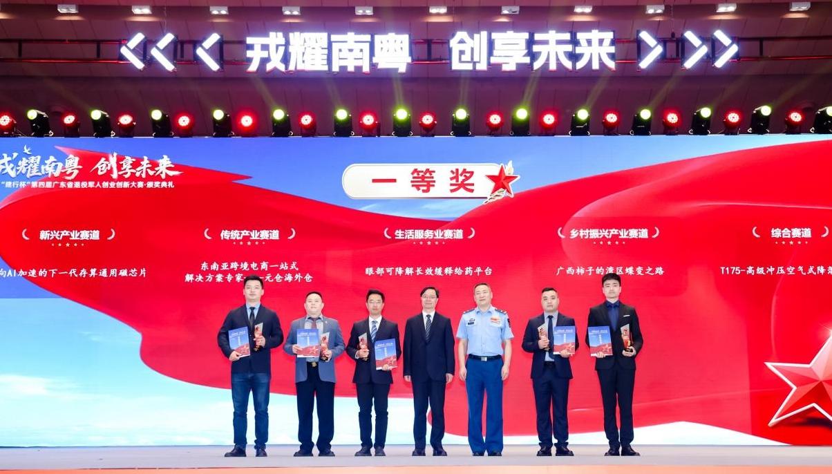 一等奖4名 深圳军创代表队参加广东省退役军人创业创新大赛载誉归来