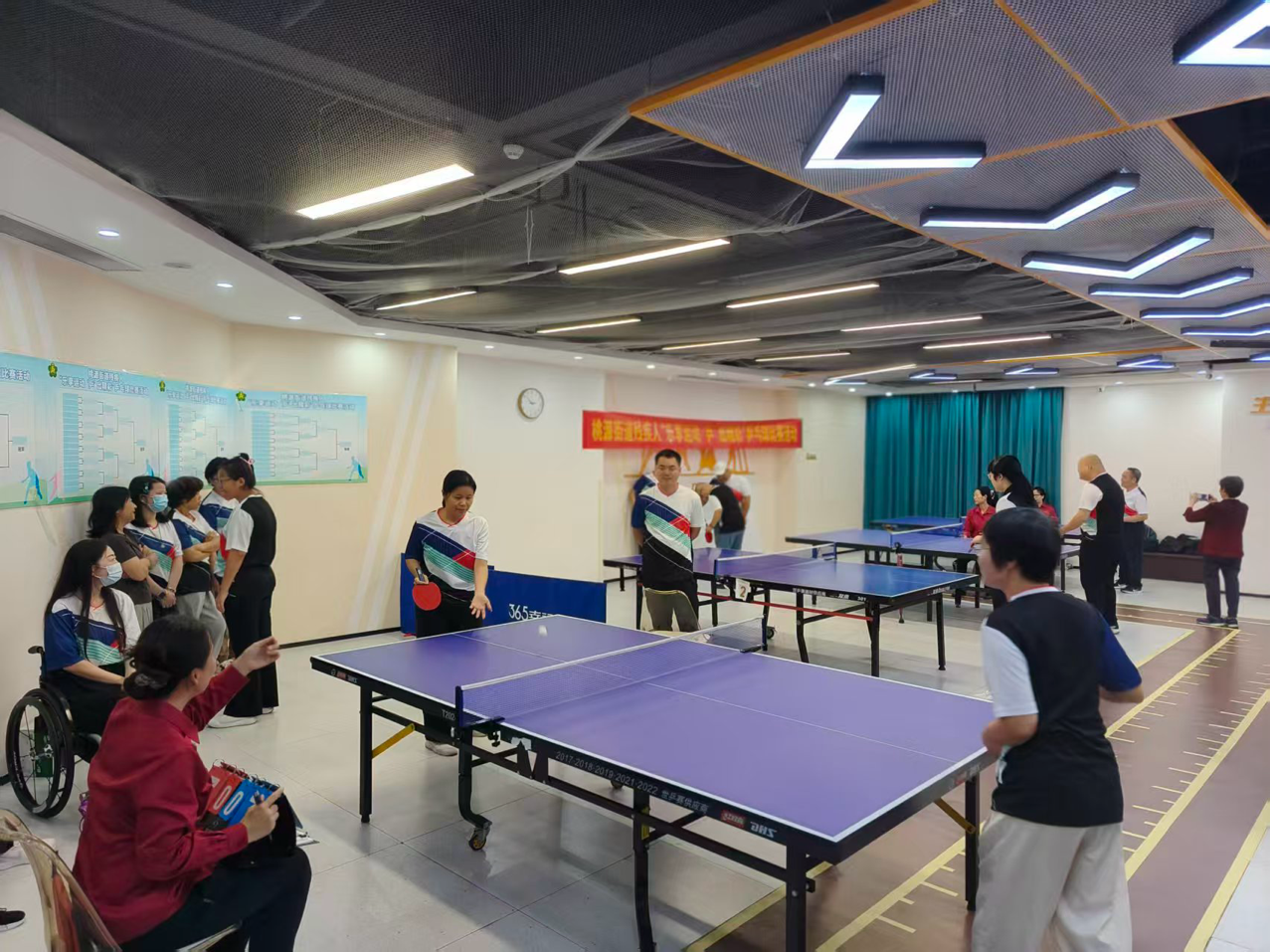 “乒”出精彩人生，桃源街道开展残障人士乒乓球比赛活动