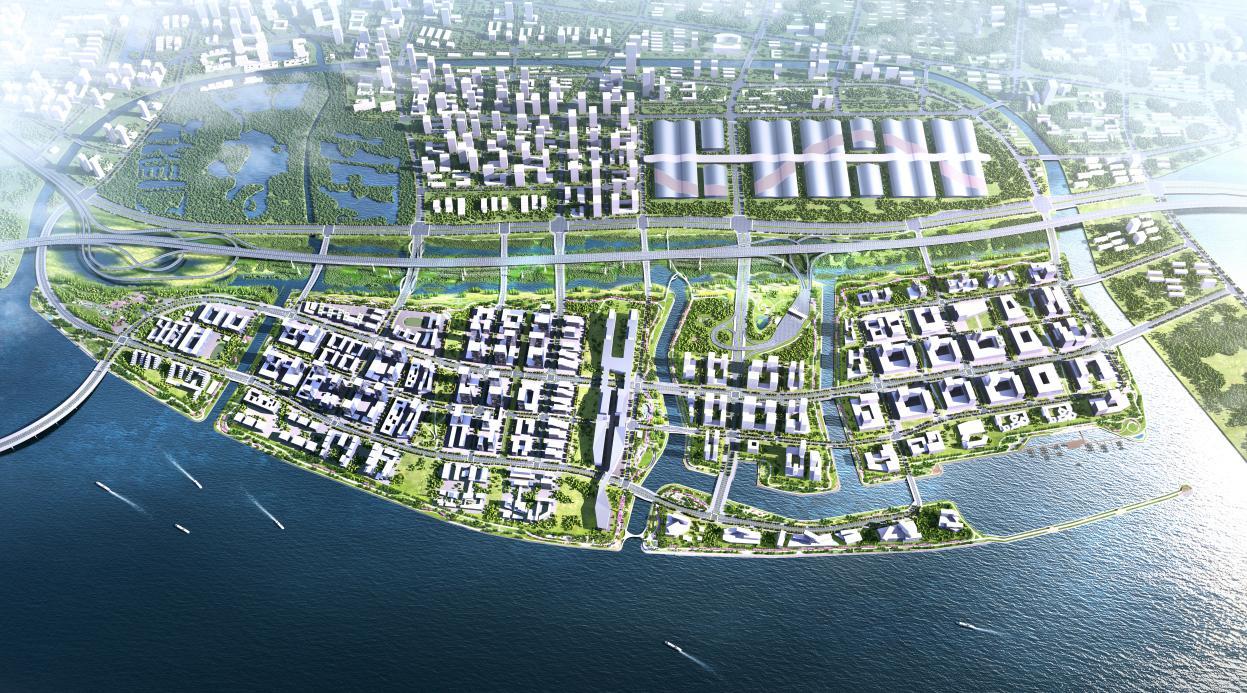 筑蓝绿基底，立蓝碳标杆，创蓝美未来之城，深圳海洋新城生态修复新示范