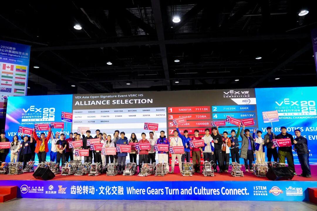 深技大附中学子VEX机器人亚洲公开赛国际签名赛斩获多奖