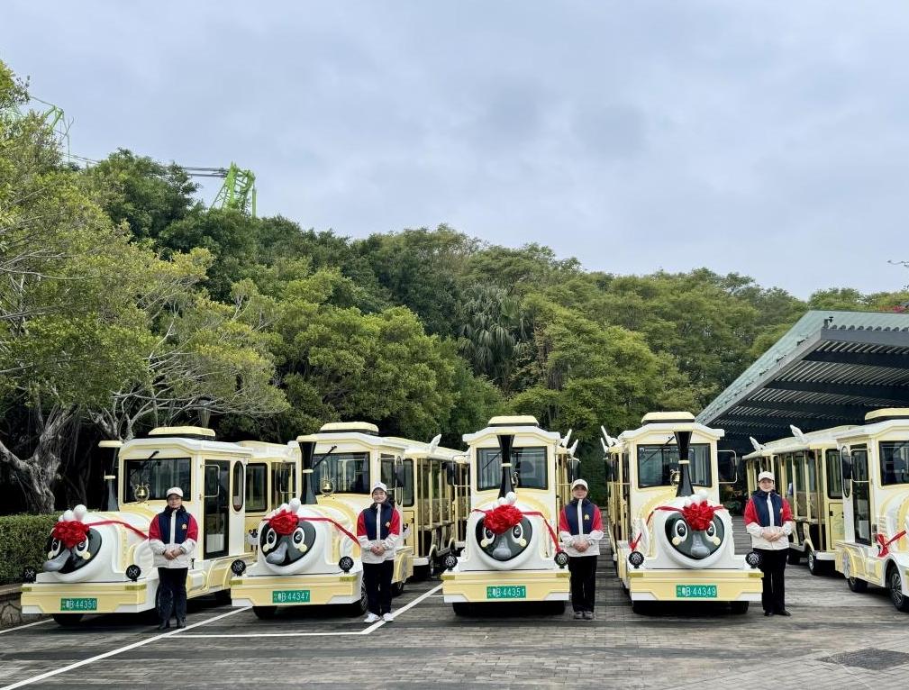 会跑的“黑脸琵鹭” 深圳湾公园观光小火车“深小湾号”1月30日启航