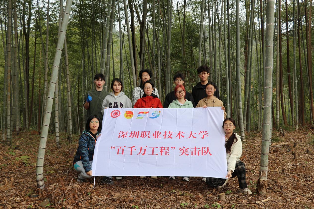 深圳职业技术大学“水土质检”双百突击队以专业助力竹产业高质量发展