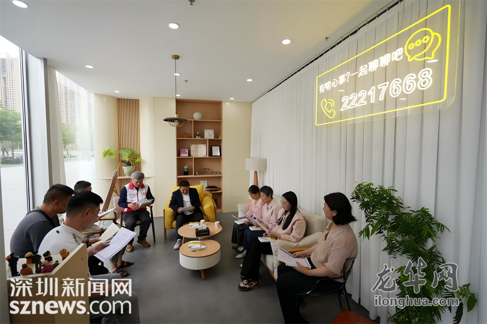 来龙华这里，卸下肩头的压力，放下假装的坚强
