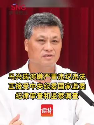 马兴瑞被查