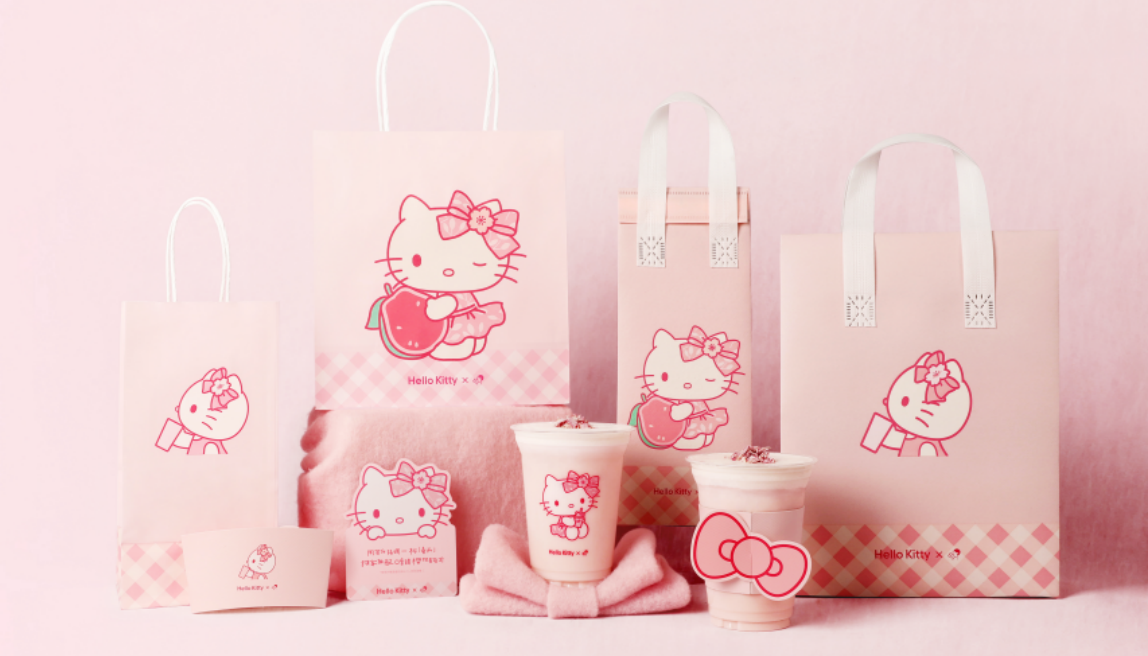 喜茶“二搭”Hello Kitty，连推14款芭乐饮品拿捏春日流量密码