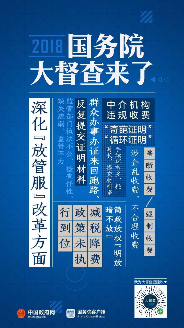 国务院督查组下月将到你家乡这里可以直接向督查组提建议