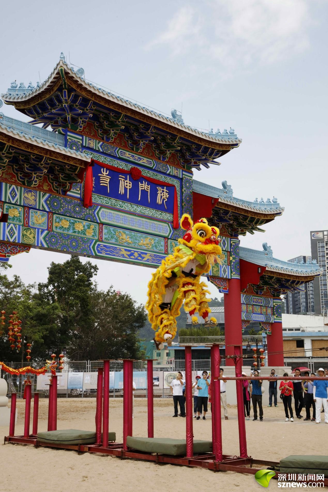 赤湾天后古庙重新修复的原历史古迹正门与牌坊正式揭牌_深圳新闻网