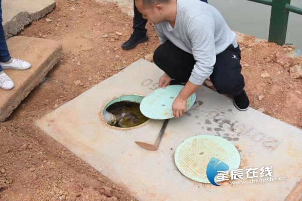 (浏阳市永安镇永和村的三格级粪池.星辰全媒体记者黄超摄)