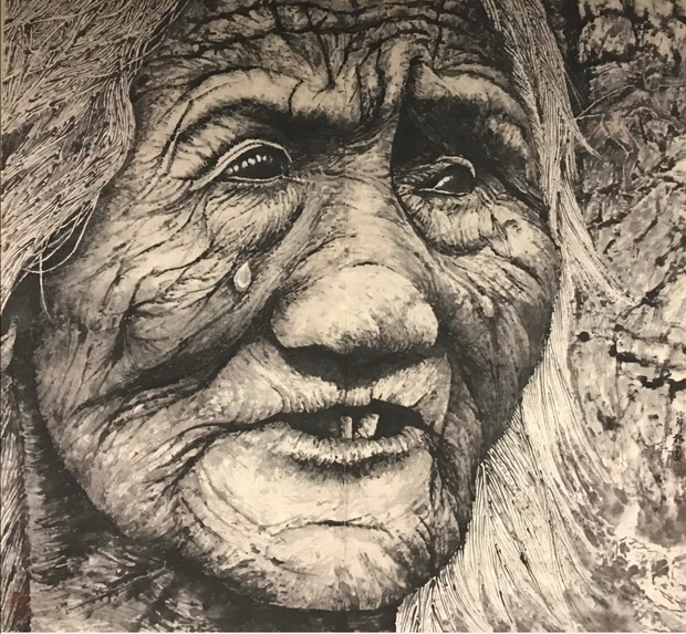 王和平手指书画作品展在广州举行