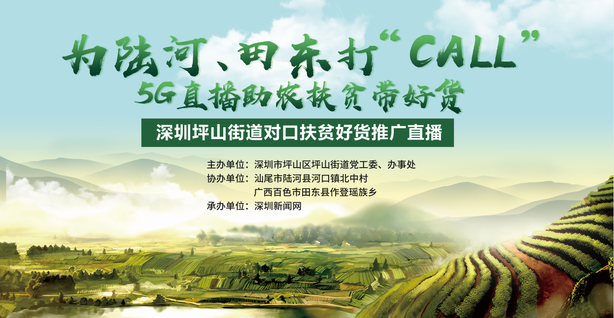 买买买!直播带货 美食品鉴 坪山街道消费助农助力扶贫攻坚