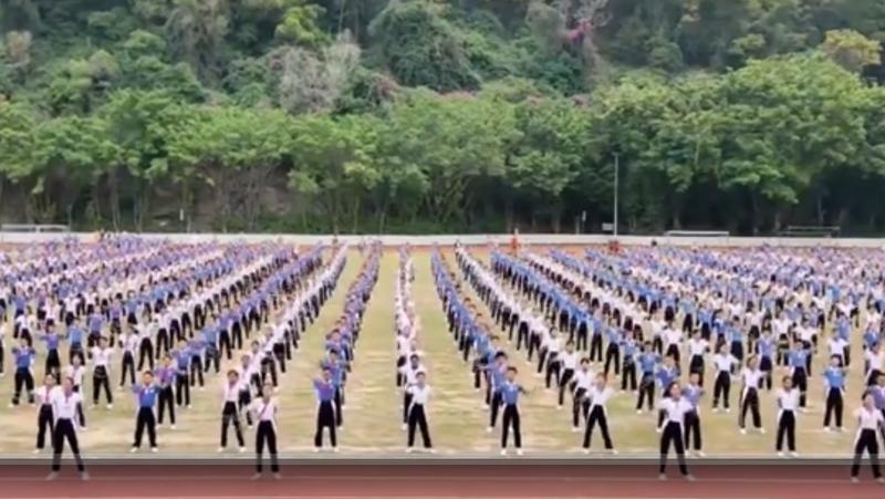 【校园风采】深圳福永中学创意课间操收获百万关注！