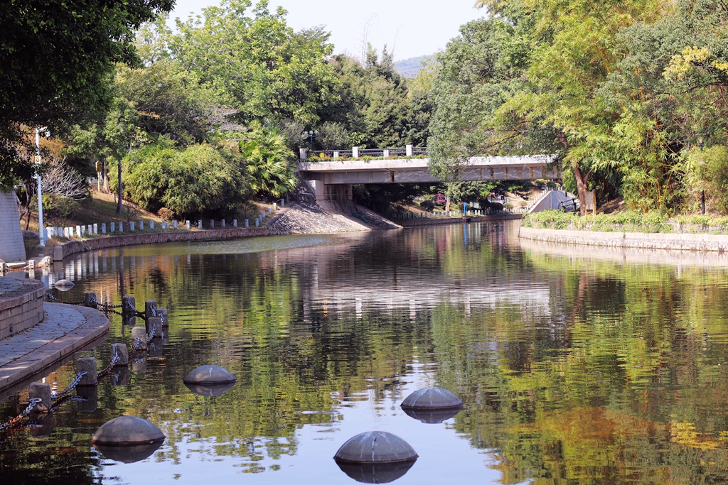 深圳笔架山公园:福田河从这里蜿蜒而过(组图)