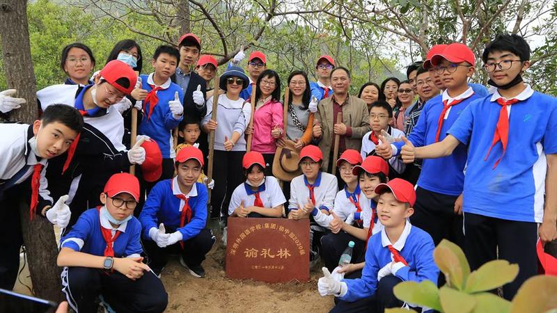 【第二课堂】植树节来临，深圳外国语学校初中生们“种”下美好心愿