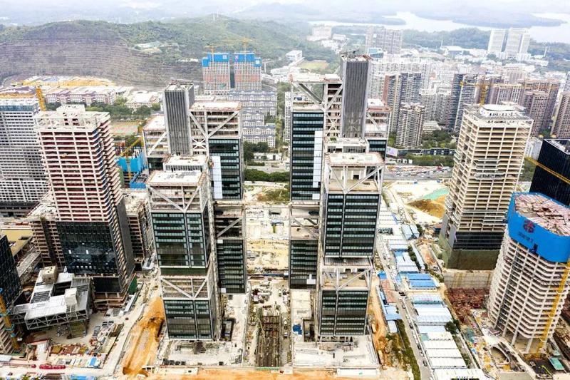 【大美深圳】“天空之城”最新实景，深圳南山北部新地标太魔幻了