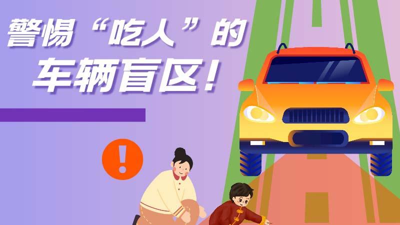 【民生实事】一图读懂｜这些致命的汽车盲区极其危险，你知道几个?