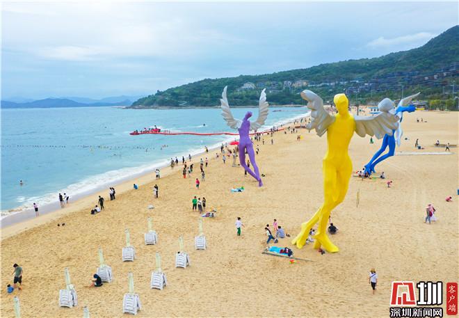 大梅沙海滨公园"愿望天使"雕像