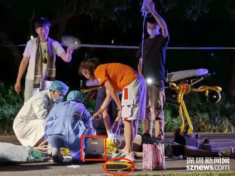 一场急救 2台aed 4人接力 男子香蜜公园夜跑晕倒被及时救回 深圳新闻网