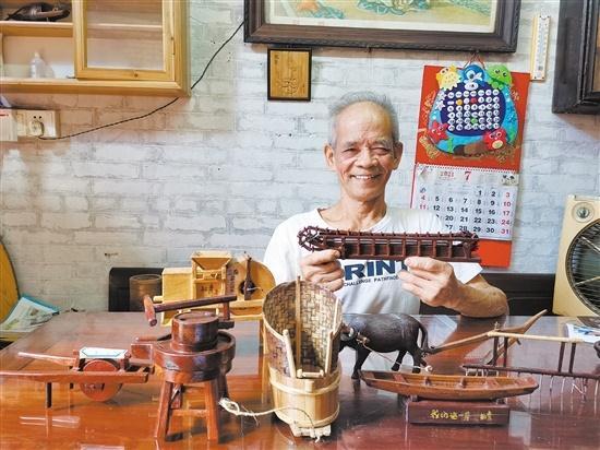 70岁的江门手工艺人陈煜湛：方寸之间浓缩传统乡村生活