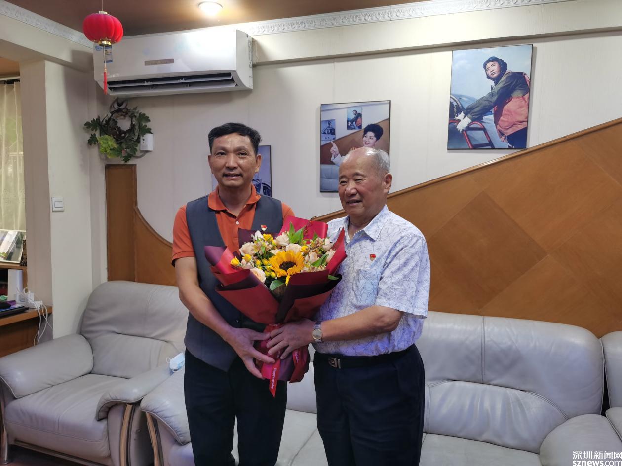 南山区退役军人事务局联合永道集团慰问一等功臣舒积成_深圳新闻网