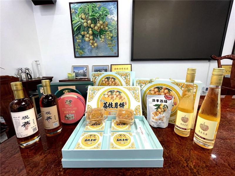 东莞市开发出“观音绿”荔枝月饼系列产品