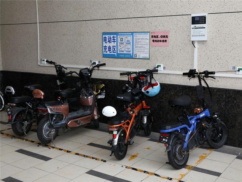 274个电动车停放充电点遍布东莞市茶山镇各村（社区）